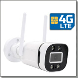 Уличная беспроводная 5Mp / 4G-LTE IP камера наблюдения «CamHi Pro NC48G(Wh)-5.0-4G»