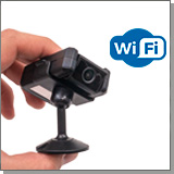 Беспроводная миниатюрная Wi-Fi/IP камера 2mp с поворотным объективом до 180° «JMC-S23» с аккумулятором