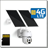 Поворотная 2MP уличная 4G IP-камера Link Solar ZC302-2MP-4G